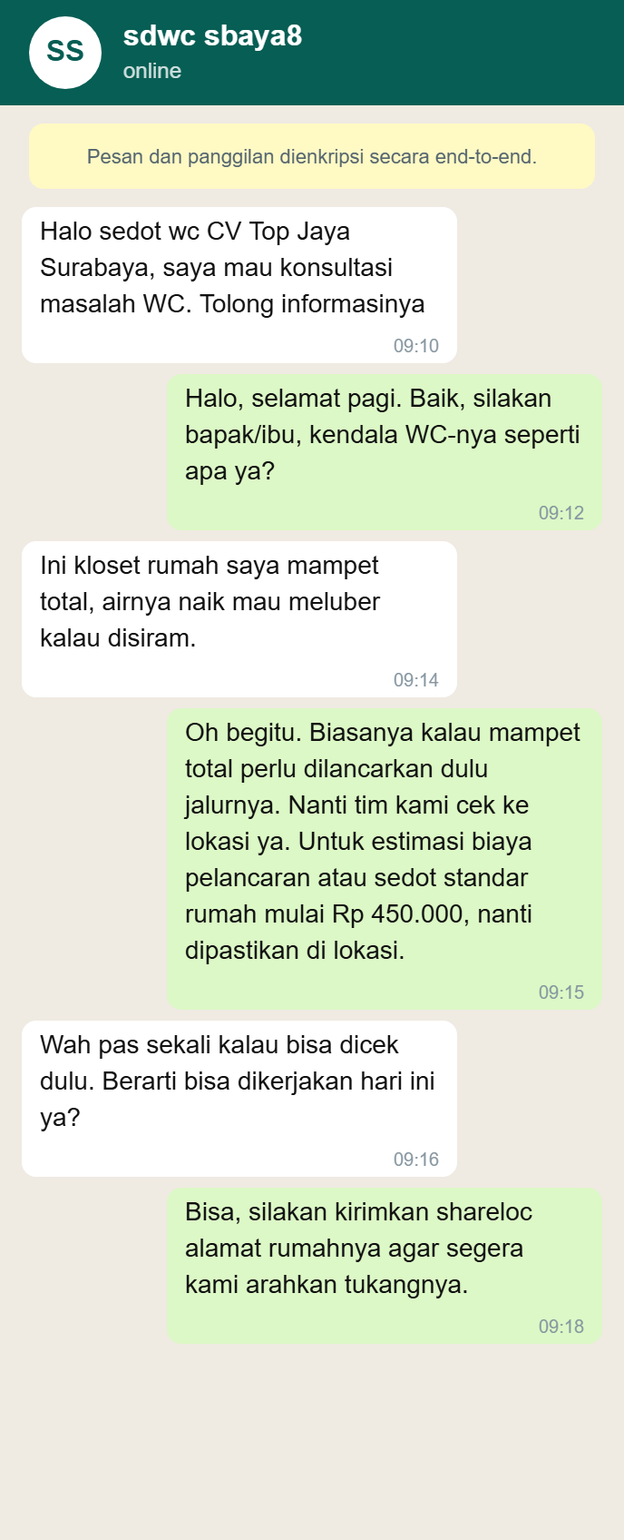 Testimoni WhatsApp 1